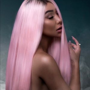 Synthetic Pink Wig by Nikita Dragun